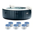 thumbnail image 1 of Intex PureSpa Plus Spa Gonflable Portable avec Jets avec 6 Cartouches de Filtre, 1 of 11