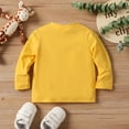 thumbnail image 6 of PatPat Toddler Boys Girls Sweatshirts & Hoodies Animal Graphic Tees, Yellow, 5-6 Years, 6 of 8
