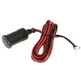 thumbnail image 4 of 12V Car Female Plug With 2 Meter Connector Extension Cable, Heavy Duty Cord, Car Battery Charger With LED Light, 4 of 8
