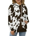 thumbnail image 4 of Animal Printing Cow 3d Sweatshirts Hoodie Fashion Casual Personality Men's Women Street Hoodie Pullovers Long Sleeve Comfortable Top, 4 of 6