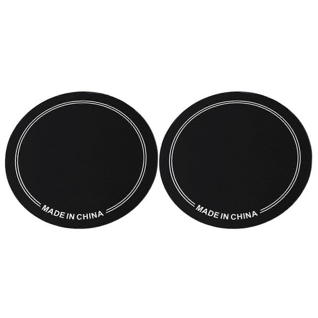 2PCS Drum Head Patch PET Wear Resistant Drumhead Patch Protector for Practice Performance Single Pedal Black