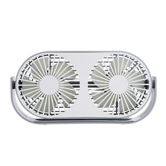 Wosthever Mini ventilador de escritorio, portátil, ajustable, de verano, refrigeración Personal, inalámbrico, para interiores y exteriores, Electrodomésticos Blanco