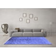 thumbnail image 3 of Ahgly Company Indoor Round Oriental Blue Traditional Area Rugs, 4' Round, 3 of 4