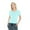 Aqua, variant on ACTIVE UNIFORMS SCRUBS Women's Short Sleeve Round-Neck T-Shirt Under Scrub (Aqua, X-Small)