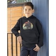 thumbnail image 2 of Smartprints Toddlers Graphic Hoodie - Cute Retro French Bulldog - Casual Fit Cotton Blend, 2 of 4