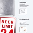 thumbnail image 2 of Metal Tin Garage Sign Tool Rules Signs Garage Wall Decor Garage Shop Decorations For Men My Room Tools Rules Sign Man Cave Signs Vintage Garage Decoration Coffee Bar Sign Gifts 12x8 Inch, 2 of 5