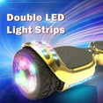 thumbnail image 3 of HOVERSTAR Hoverboard - Patinete Eléctrico para Niños, 6.5 Pulgadas y 9 mph, Todo Terreno con Autoequilibrio, Altavoz Bluetooth y Luces LED, Hasta 165 lbs (75 kg), 3 of 6