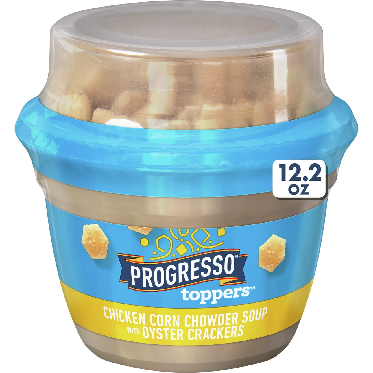 Progresso Toppers, Chicken Corn Chowder Soup with Oyster Crackers, 12.2 oz