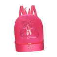 thumbnail image 3 of EHJRE Ballet Dance Backpack Cute with Shoe Compartment for Jazz Latin Dance Sports Rose Red, 3 of 9