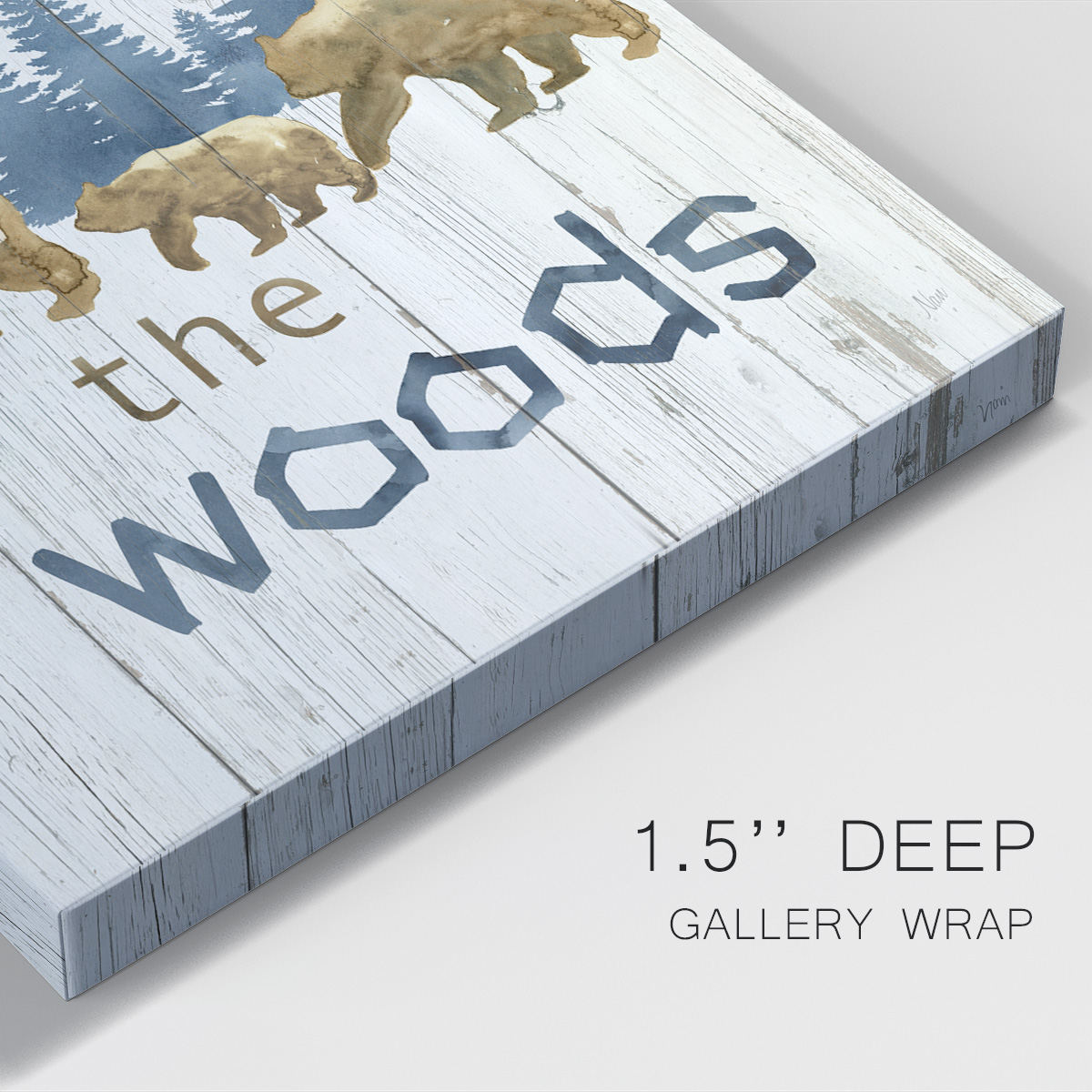 Welcome to the Woods Premium Gallery Wrapped Canvas - Ready to Hang