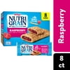 Kellogg's Nutri-Grain Raspberry Chewy Soft Baked Breakfast Bars, Ready-to-Eat, Kids Snacks, 10.4 oz, 8 Count