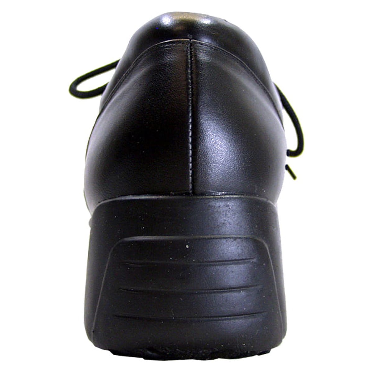 24 HOUR COMFORT Maja Women's Wide Width Leather Oxfords BLACK 9