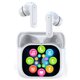 thumbnail image 1 of Matsuzay Auriculares Bluetooth con pantalla táctil. Estéreo de alta definición. Construcción duradera. Ideales para fitness y viajes. Electrónica Blanco Traducción de IA, 1 of 1
