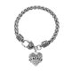 thumbnail image 1 of Corazón Bangle Charm Pulsera Rhinestone Maestro Mamá Ceystal Regalo Familia Cumpleaños Abuela Cadena Hija Pulseras, 1 of 5