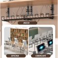 thumbnail image 4 of Organizadores de Cables Cipaher Bandeja Organizadora Ajustable Sin Taladro para Oficina en Casa, 4 of 6