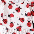 thumbnail image 5 of TOWED22 Toddler Baby Girl Fall Winter 2 Piece Clothes Set Long Sleeve Crewneck Sweatshirt and Pants Outfits Cozy(Red,4-5 Y), 5 of 7