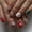 A4, variant on Medium Almond Christmas Press on Nails, Green Glitter Fake Nails with White Snowflake & Striped Design, Reusable Glue‑on False Nails for Women, Buy 2 Get 1 Free