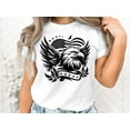 thumbnail image 2 of Flying Bald American Eagle Bird 4th of July Patriotic Gift T-Shirt Bald Eagle Bird Wildlife Birthday Holiday Presents Men Women Kids Tshirt, 2 of 10