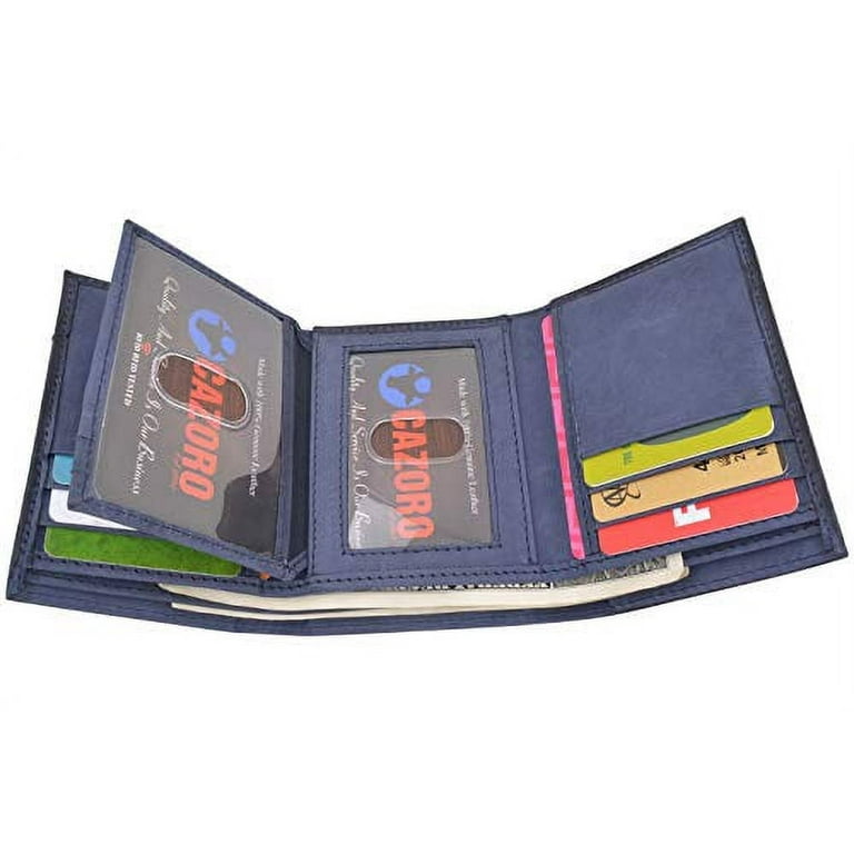 ID Stronghold  Men's RFID Wallet 8 Slot Trifold Classic