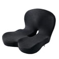 thumbnail image 1 of Coussin et Confort. Coussin de Chaise avec Dossier. Coussin à Mémoire de Forme Coussin Intégré pour la Taille., 1 of 7