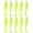 Fluorescent yellow, variant on Lerpwige 10Pcs Soft Lures Worm Baits Wobbler Lures Small Fishes Tail Swimbaits