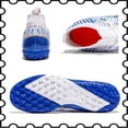 thumbnail image 3 of Botas de fútbol para hombre, botines profesionales de caña alta, transpirables, para entrenamiento de fútbol sala, para exteriores e interiores., 3 of 5