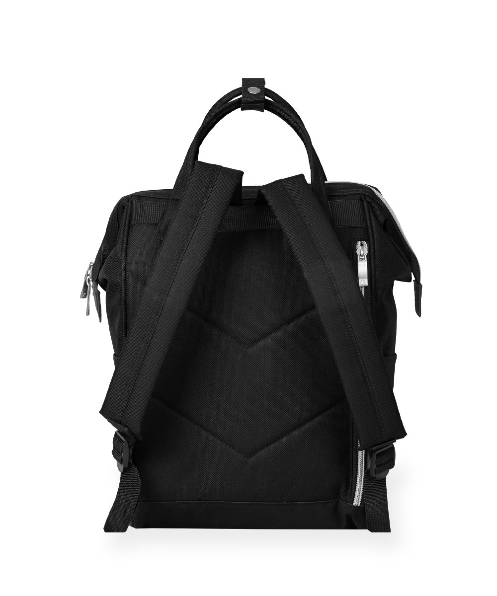 Everest 13" Mini Backpack Handbag, Black All Ages, Unisex HP1100-BK, Carrier and Shoulder Book Bag for School, Work, Sports, and Travel - image 3 of 5