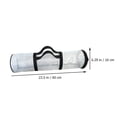 thumbnail image 2 of PTOOTP 1Set Multi Functional Handled Container Box for Christmas Wrapping Paper Storage in White PVC, 2 of 8