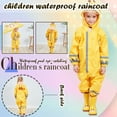 thumbnail image 6 of Giraffe Model Children with Reflector,Toddler Poncho with Hood,Waterpoof Rain Jacket Coat,3D Cartoon Children Rainwear for Girl Boy, 6 of 6