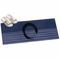 thumbnail image 2 of Hallway Runner Rug 2'x6', Navy Blue Striped Kitchen Runner Rugs Non-Slip Carpet Mats, Black Geometric Vintage Stripes Ombre Bedside Rugs Runners Washable Floor Carpet for Bathroom Laundry Room, 2 of 8