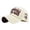 Beige, variant on Women Baseball CapMen Adjustable Hats Distressed Denim Letter Embroidered Baseball Cap Topee