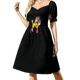 thumbnail image 3 of Vestido de manga corta Caniches Vestidos de mujer Vestido mujer vestidos de fiesta Vestido de mujer, 3 of 7