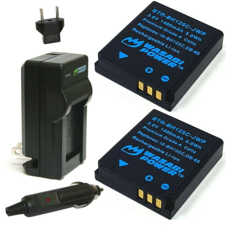 Wasabi Power Battery (2-Pack) and Charger for Ricoh DB-65 price history on PriceWatchPro