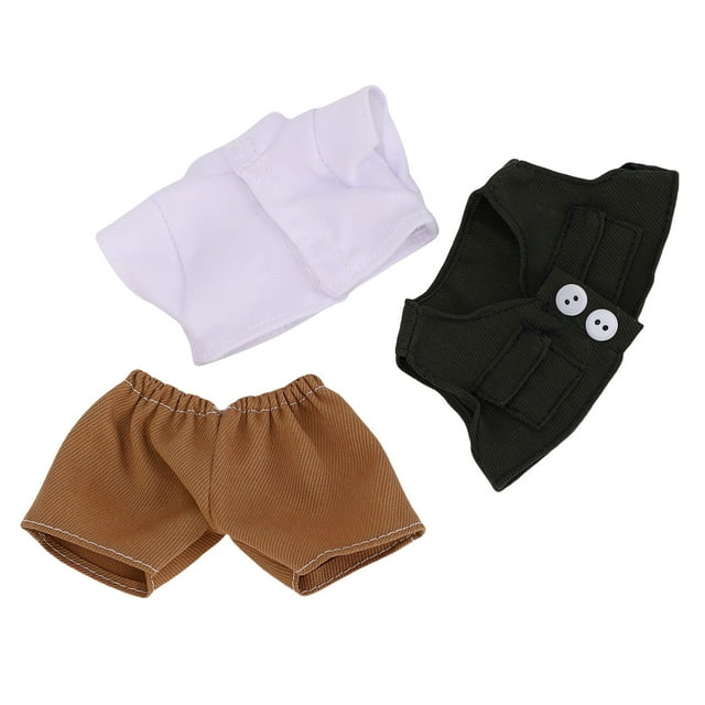 Traje De Muñeca, Conjunto De Ropa Para Muñeca, Chaleco, Camisa, Pantalones, Artesanía Exquisita, Fácil De Usar, Moda, 17 Cm Para Colección De Juegos