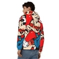 thumbnail image 5 of Lsque Mario for Mens Full-zip Hoodie, Zip-up Pullover Hooded Sweatshirt, Kangaroo Pocket Hoodie Ideal for Daily Wear, Travel, and Home-Large, 5 of 8