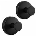 thumbnail image 1 of Ganchos de succión HFZRZFH de 2 piezas, negro mate, acero inoxidable, 1 of 9