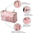 thumbnail image 4 of Laklulu Betttasche Bett Organizer H?ngetasche Hochbett Aufbewahrungstasche für Buch, Magazin, Spielzeug, Handy, Kopfh?rer (Grün), 4 of 6