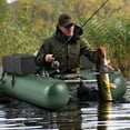 thumbnail image 2 of Costway Bouée de Pêche Gonflable avec Règle pour Poisson Base de Pêche 2 Poches de Rangement Pompe, 2 of 10