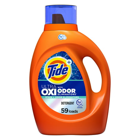 Tide Ultra OXI with Odor Eliminators for Visible and Invisible Dirt HE Compatible Liquid Laundry Detergent - 92 fl oz