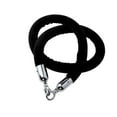 thumbnail image 1 of Youkk 1.5m Velvet Rope Crowd Control Stanchion Post Queue Line Barrier Black, 1 of 9