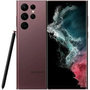 Samsung Galaxy S22 Ultra 5G S908U 128GB GSM/CDMA Unlocked Android Smartphone (USA Version) - Burgundy