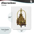 thumbnail image 4 of Stupell Industries Eclectic Glam Hotel Luggage Canvas Art, 16 x 20, by Ziwei Li, 4 of 8