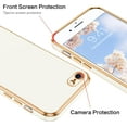 thumbnail image 5 of iPhone SE Case,iPhone SE Phone Case,iPhone 7/8 Case,Slim Soft TPU with Adjustable Wristband Kickstand Scratch Resistant Shockproof Protective Cover for Apple iPhone SE 2/3 4.7", White Goden, 5 of 18