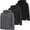 Black, Navy, Charcoal, variant on PURE CHAMP Boys 3 pack zip up hoodie Fleece long sleeve essentials hoodie for boys Athletic Kids Clothes Size 4-20 (Set1 Size 4/5)