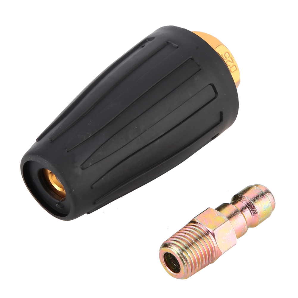 Mgaxyff 1Pc High pressure Rotary Nozzle Rust Remover Rotating Spray