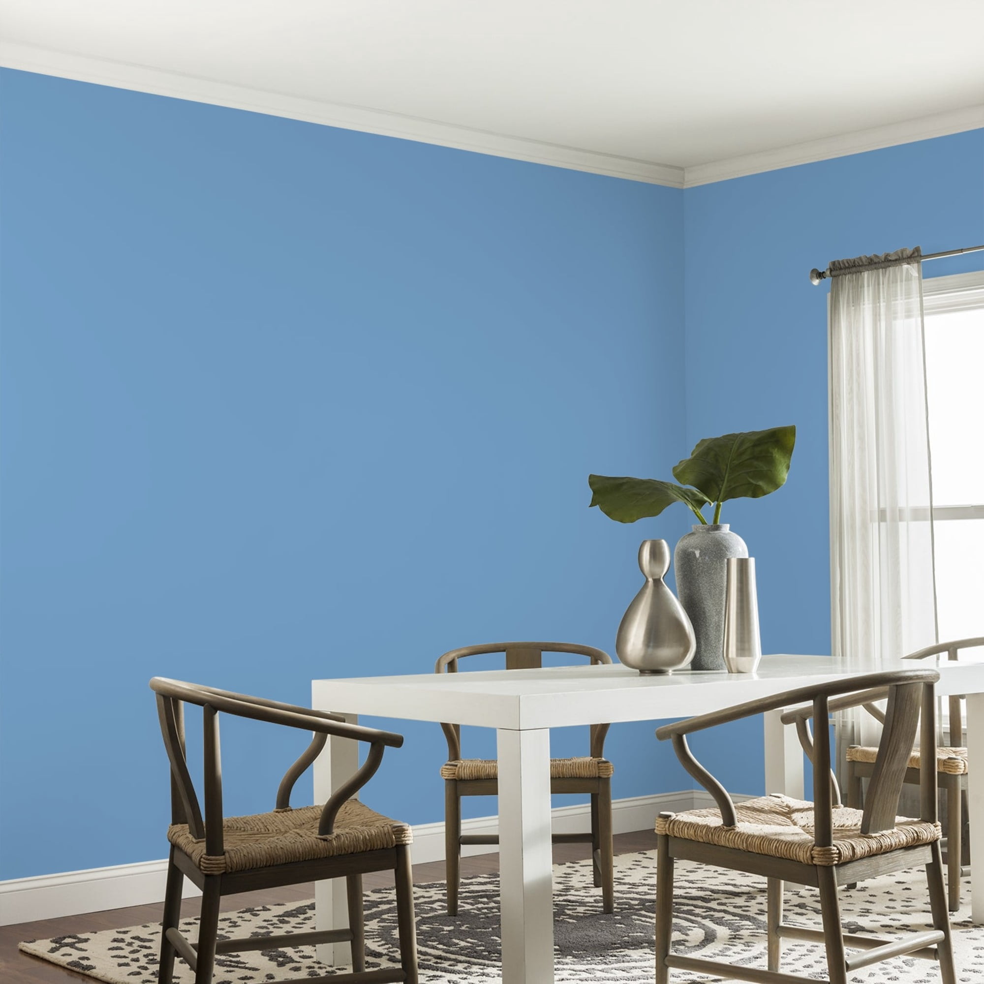 Glidden Fundamentals Blue Promise Eggshell Interior Paint and Primer, 1 Gallon
