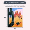 thumbnail image 3 of Pink Picasso Kits Colorful Destinations Paint by Number for Adults and Teens  DIY Unique Canvas Painting Kits Color by Numbers Arts & Crafts Kit  Desert Daydream 8x10- Paint Kit Set, 3 of 8