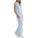 thumbnail image 4 of Conjunto Lounge PRETTYGARDEN Mujer 2 Piezas Verano Azul Claro, 4 of 8