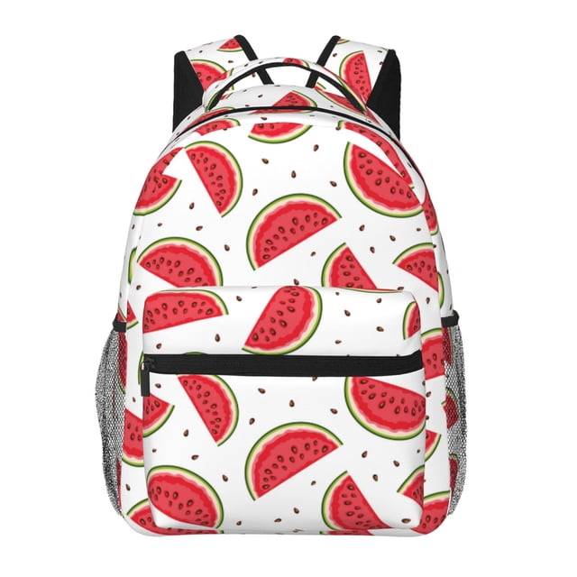 Balery Watermelon Mochila Escolar Impresa, Mochila Ligera para Viajes Casual, Mochila Duradera y Cómoda Multifuncional, Mochila para Laptop-One Size