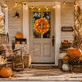 thumbnail image 5 of Fall Harvest Wreath for Front Door Artificial Maple Berry Wreath Thanksgiving Autumn Decor for Porch Wall Indoor Outdoor Hanging(Multicolor), 5 of 6